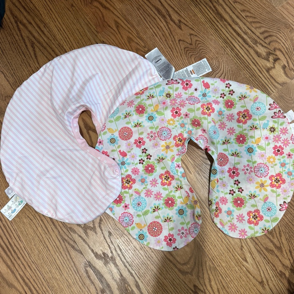 Boppy covers - original support pillow - girl.